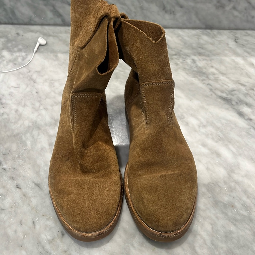 Re/Done suede booties